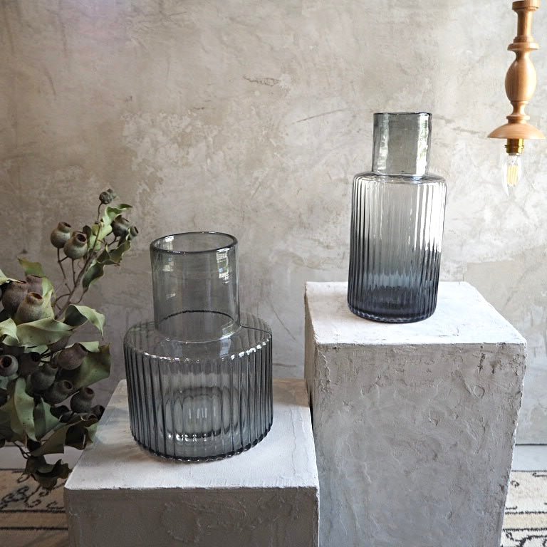 GLASS フラワーベース ワイドタイプ - yuzuhanana