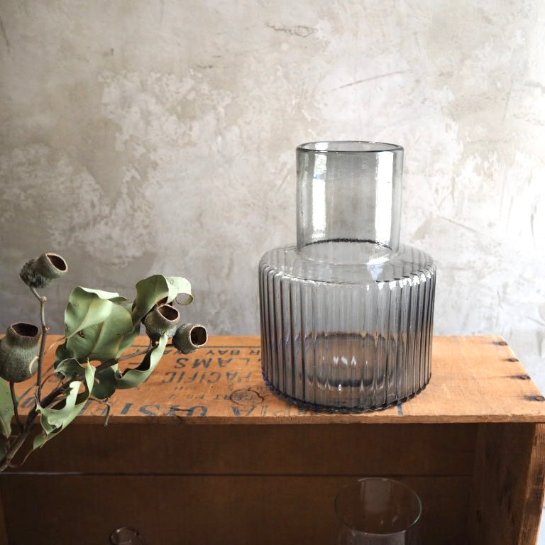 GLASS フラワーベース ワイドタイプ - yuzuhanana