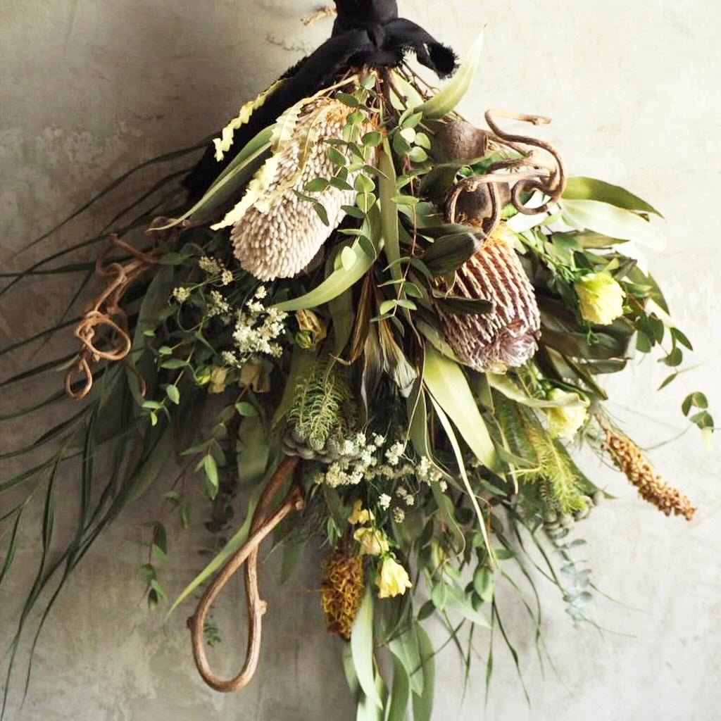 季節のおすすめスワッグL - yuzuhanana