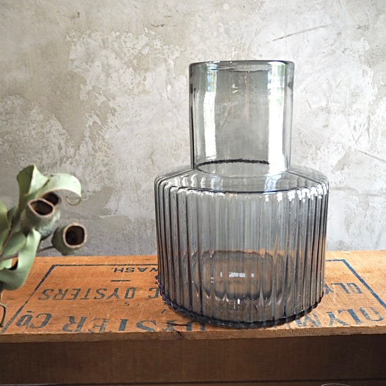 GLASS フラワーベース　ワイドタイプ - yuzuhanana